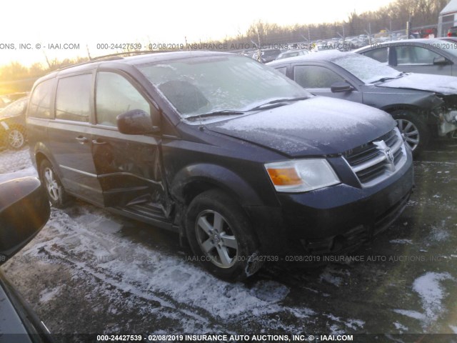 2D8HN54159R533745 - 2009 DODGE GRAND CARAVAN SXT BLUE photo 1