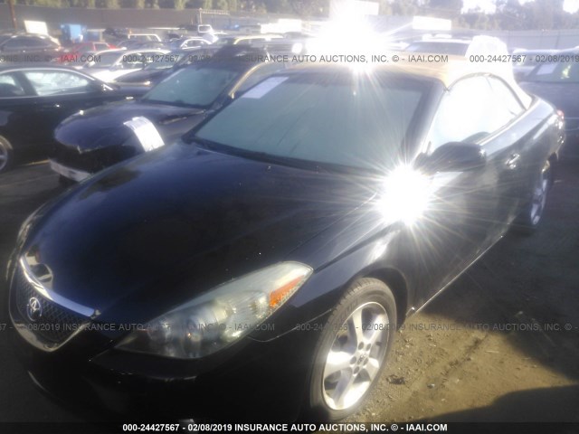 4T1FA38P28U146443 - 2008 TOYOTA CAMRY SOLARA SE/SLE/SPORT BLACK photo 2