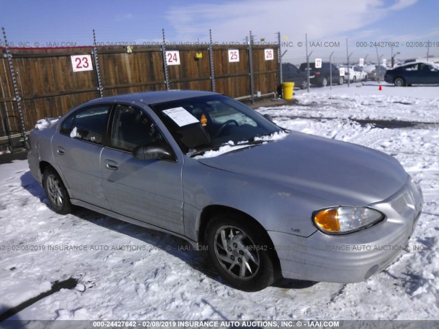 1G2NF52E52C238829 - 2002 PONTIAC GRAND AM SE1 SILVER photo 1