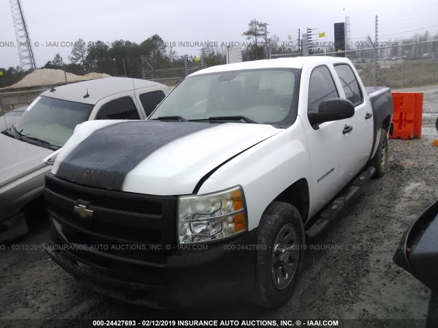 3GCRCPEA5AG295585 - 2010 CHEVROLET SILVERADO C1500 WHITE photo 2