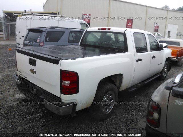 3GCRCPEA5AG295585 - 2010 CHEVROLET SILVERADO C1500 WHITE photo 4