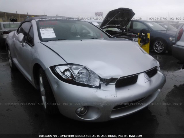 4A3AL25F08E028879 - 2008 MITSUBISHI ECLIPSE SPYDER GS SILVER photo 1