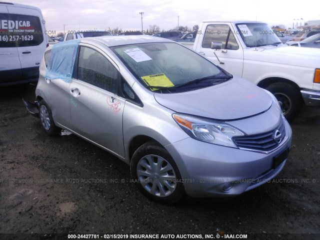 3N1CE2CP5FL395469 - 2015 NISSAN VERSA NOTE S/S PLUS/SV/SL/SR SILVER photo 1