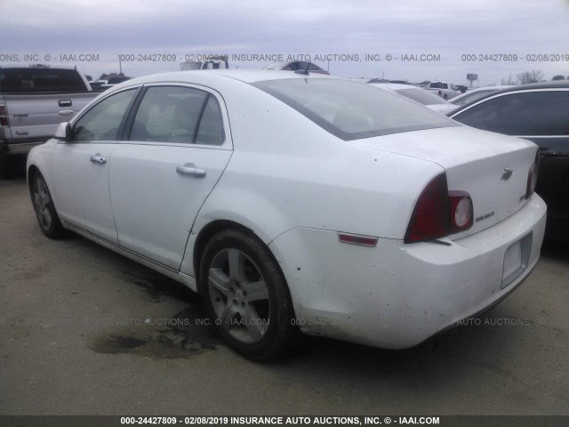 1G1ZD5EU4BF220996 - 2011 CHEVROLET MALIBU 2LT WHITE photo 3