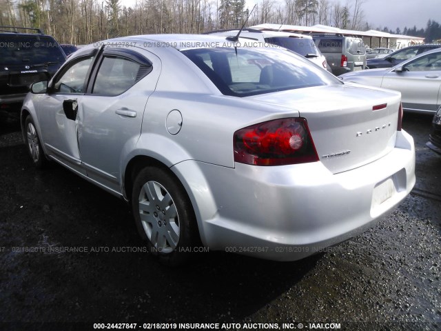 1B3BD4FB2BN520964 - 2011 DODGE AVENGER EXPRESS SILVER photo 3