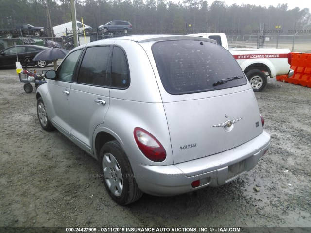 3A4FY58BX7T567927 - 2007 CHRYSLER PT CRUISER TOURING SILVER photo 3