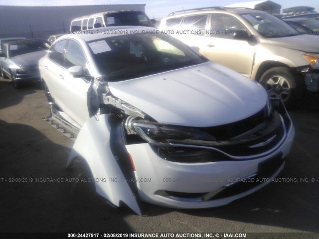 1C3CCCAB5FN624897 - 2015 CHRYSLER 200 LIMITED WHITE photo 1