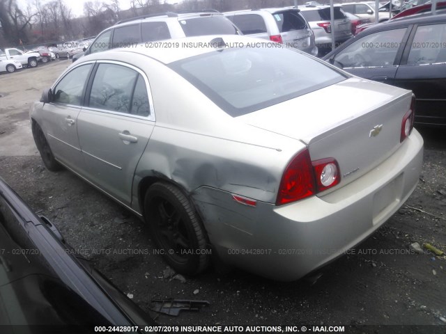 1G1ZB5E08CF199011 - 2012 CHEVROLET MALIBU LS TAN photo 3