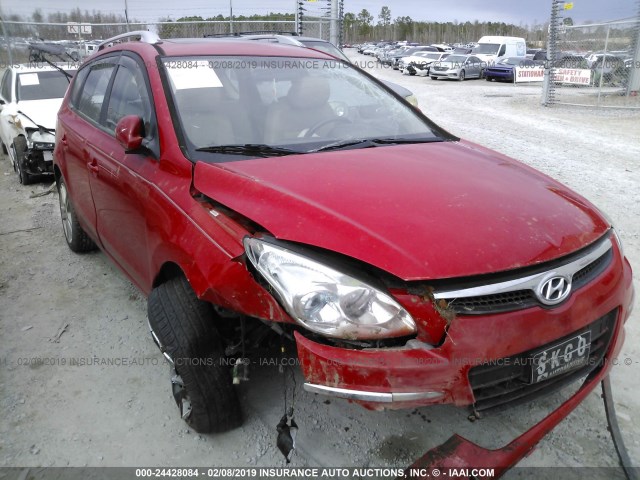 KMHDC8AE0BU126030 - 2011 HYUNDAI ELANTRA TOURING GLS/SE RED photo 1