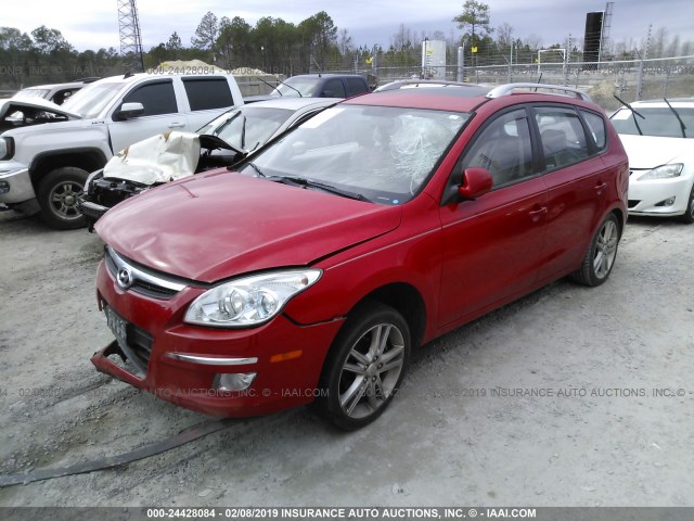 KMHDC8AE0BU126030 - 2011 HYUNDAI ELANTRA TOURING GLS/SE RED photo 2