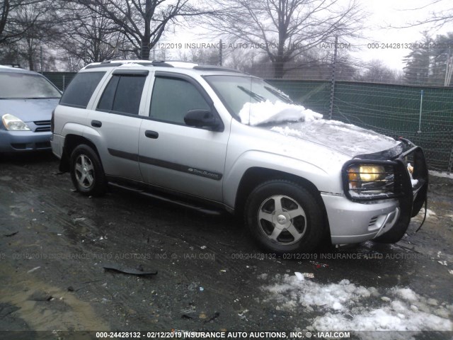 1GNDT13S642177147 - 2004 CHEVROLET TRAILBLAZER LS/LT Pewter photo 1