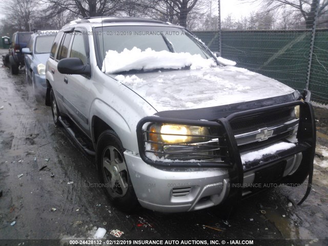 1GNDT13S642177147 - 2004 CHEVROLET TRAILBLAZER LS/LT Pewter photo 6