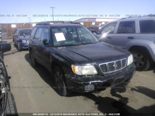 JF1SF65601H761885 - 2001 SUBARU FORESTER S Սև լուսանկար 1