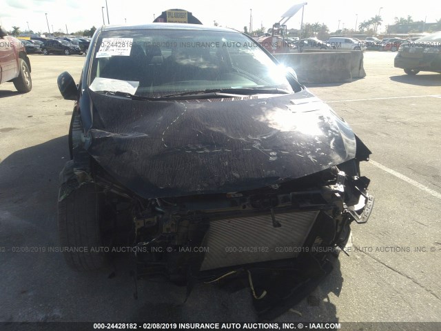 KNAFX6A82G5634787 - 2016 KIA FORTE EX BLACK photo 6