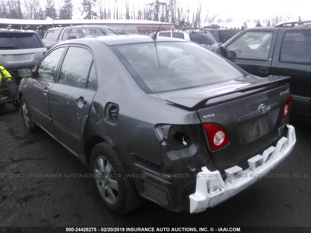 1NXBR30E47Z804196 - 2007 TOYOTA COROLLA CE/LE/S GRAY photo 3