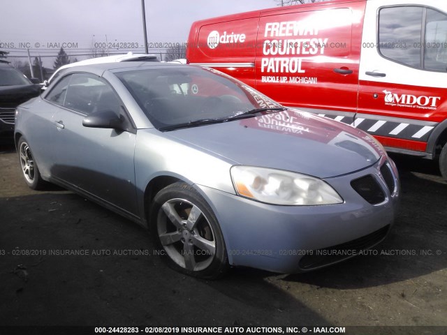 1G2ZH361X74173291 - 2007 PONTIAC G6 GT BLUE photo 1