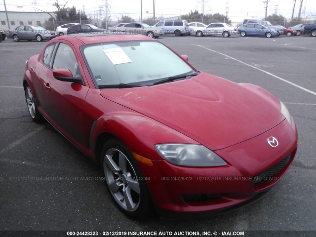 JM1FE173X40108777 - 2004 MAZDA RX8 RED photo 1