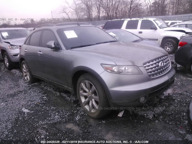 JNRBS08W23X401394 - 2003 INFINITI FX45 GRAY photo 1