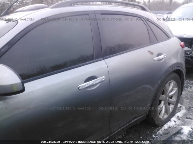 JNRBS08W23X401394 - 2003 INFINITI FX45 GRAY photo 6