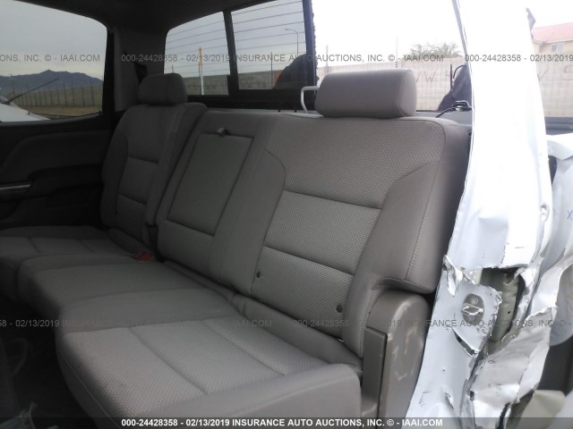 3GTU2MEC5JG291324 - 2018 GMC SIERRA K1500 SLE WHITE photo 8