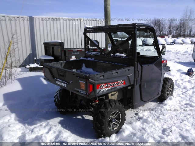 4XARTE877FB327514 - 2015 POLARIS RANGER XP 900 EPS GRAY photo 4