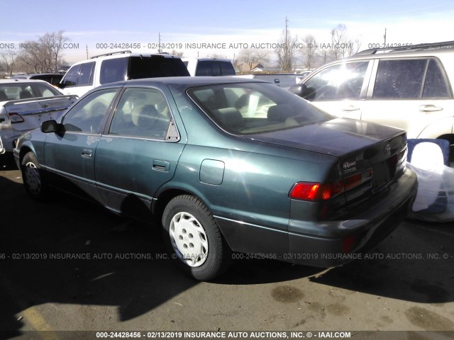 JT2BG22K7V0052014 - 1997 TOYOTA CAMRY LE/XLE Жасыл фото 3