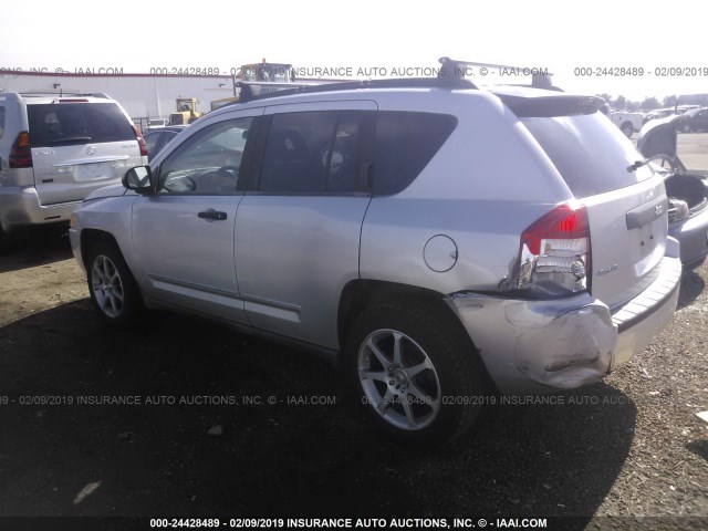 1J4FF47B99D138238 - 2009 JEEP COMPASS SPORT SILVER photo 3