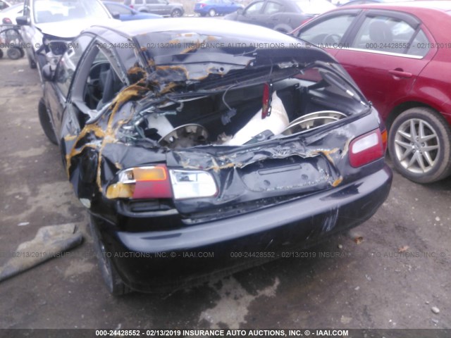 2HGEH2461SH513671 - 1995 HONDA CIVIC DX BLACK photo 6