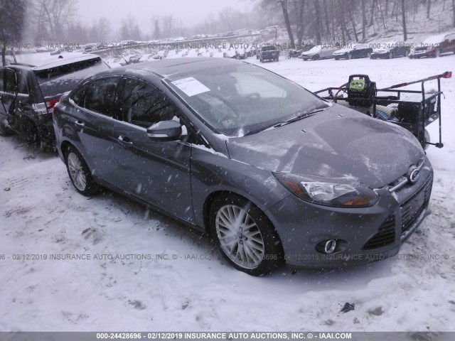 1FADP3J20DL274307 - 2013 FORD FOCUS TITANIUM GRAY photo 1