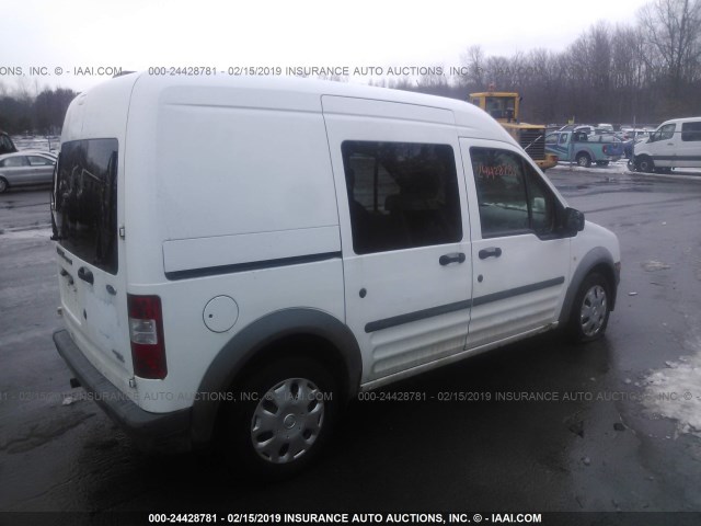 NM0LS6AN7CT104960 - 2012 FORD TRANSIT CONNECT XL WHITE photo 4