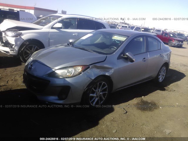 JM1BL1W99C1658488 - 2012 MAZDA 3 S SILVER photo 2