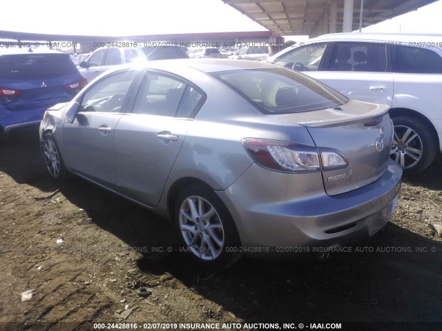 JM1BL1W99C1658488 - 2012 MAZDA 3 S SILVER photo 3