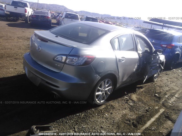 JM1BL1W99C1658488 - 2012 MAZDA 3 S SILVER photo 4