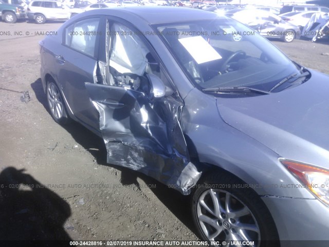 JM1BL1W99C1658488 - 2012 MAZDA 3 S SILVER photo 6