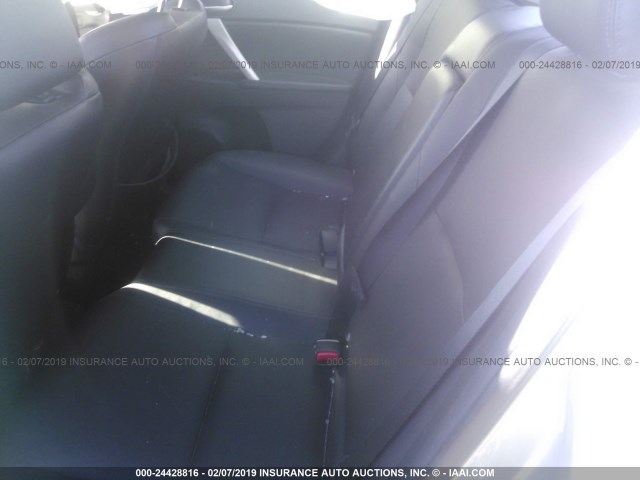 JM1BL1W99C1658488 - 2012 MAZDA 3 S SILVER photo 8