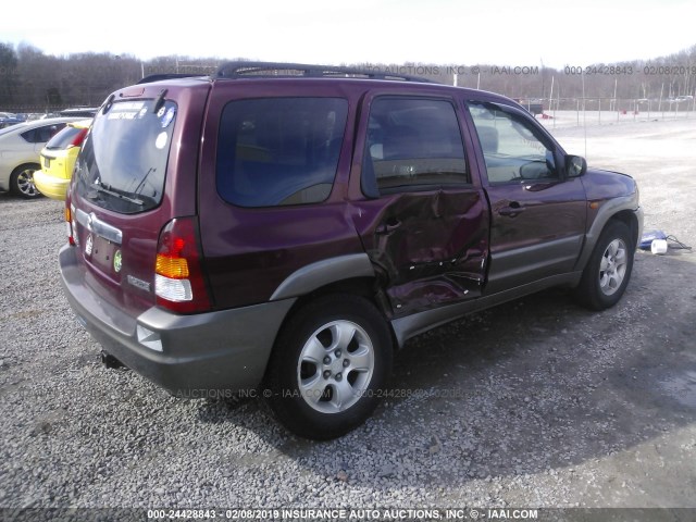 4F2CZ06103KM29909 - 2003 MAZDA TRIBUTE ES 勃艮第红 照片 4