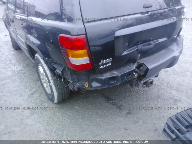 1J4GW48N94C434176 - 2004 JEEP GRAND CHEROKEE LAREDO/COLUMBIA/FREEDOM 黑色 照片 6