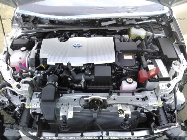 JTDKARFP2J3070002 - 2018 TOYOTA PRIUS PRIME  银色 照片 10