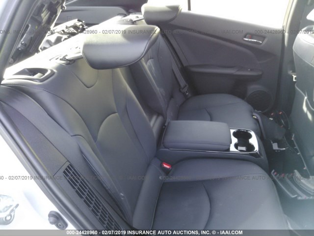 JTDKARFP2J3070002 - 2018 TOYOTA PRIUS PRIME  银色 照片 8