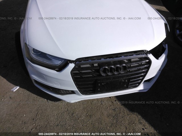 WAUEFAFL6EN023673 - 2014 AUDI A4 PREMIUM PLUS WHITE photo 6