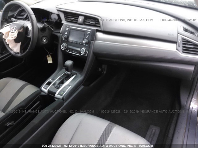19XFC2F56GE087257 - 2016 HONDA CIVIC LX GRAY photo 5