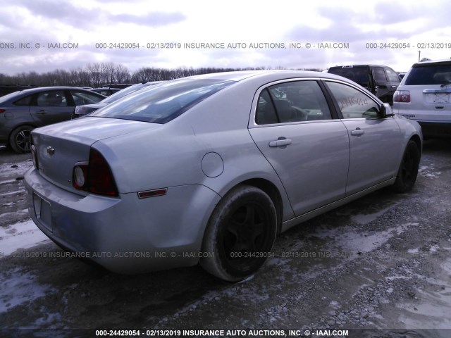 1G1ZH57B89F232014 - 2009 CHEVROLET MALIBU 1LT 银色 照片 4