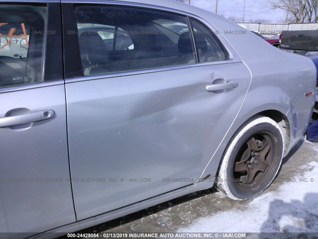 1G1ZH57B89F232014 - 2009 CHEVROLET MALIBU 1LT 银色 照片 6