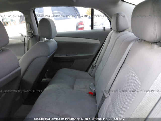 1G1ZH57B89F232014 - 2009 CHEVROLET MALIBU 1LT 银色 照片 8