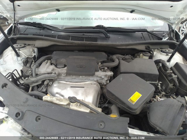 4T1BF1FK4EU417848 - 2014 TOYOTA CAMRY L/SE/LE/XLE 白色 照片 10
