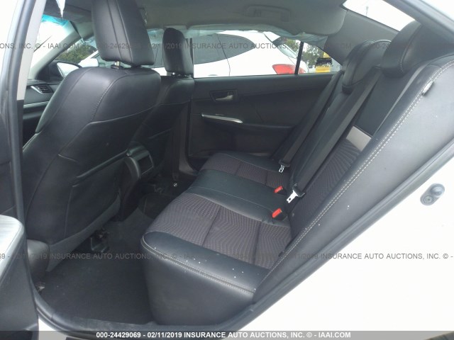 4T1BF1FK4EU417848 - 2014 TOYOTA CAMRY L/SE/LE/XLE 白色 照片 8