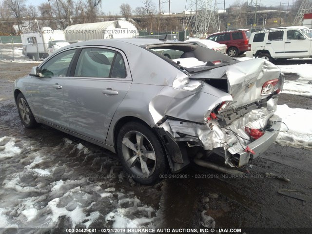 1G1ZC5E11BF298466 - 2011 CHEVROLET MALIBU 1LT ვერცხლისფერი ფოტო 3