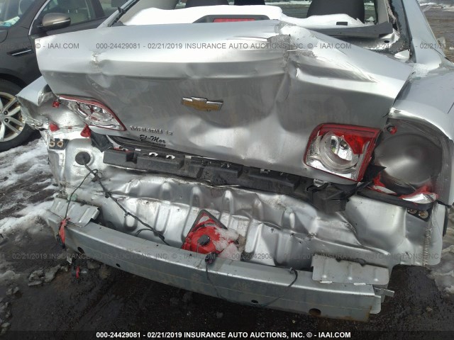 1G1ZC5E11BF298466 - 2011 CHEVROLET MALIBU 1LT ვერცხლისფერი ფოტო 6