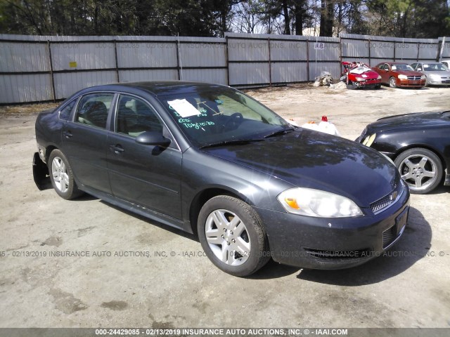 2G1WB5E37E1109306 - 2014 CHEVROLET IMPALA LIMITED LT GRAY photo 1