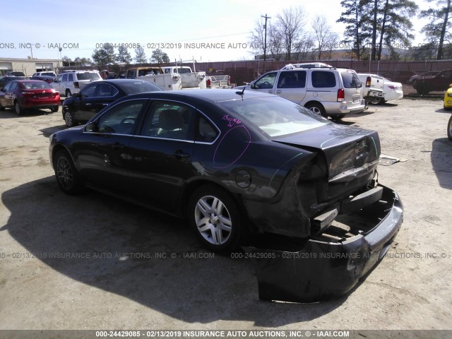 2G1WB5E37E1109306 - 2014 CHEVROLET IMPALA LIMITED LT GRAY photo 3